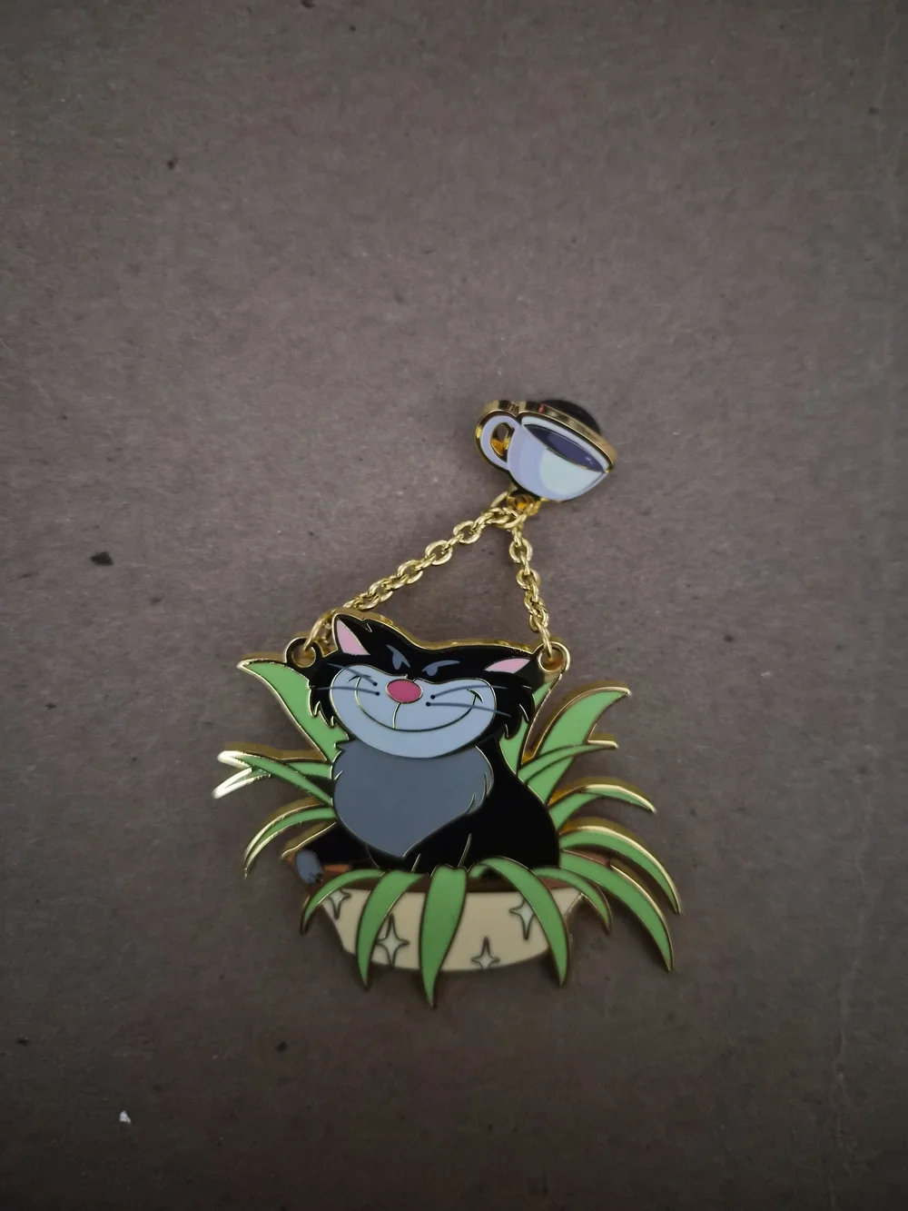 BoxLunch Pin - Cat Planter Series - Lucifer